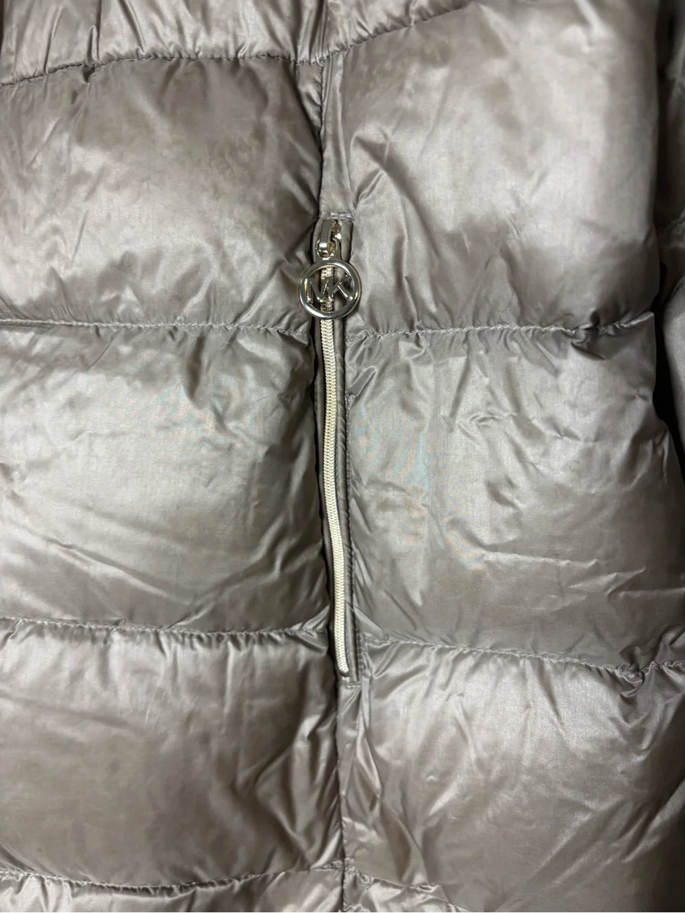 Michael Kors Packable Down Puffer Taupe Jacket-XL